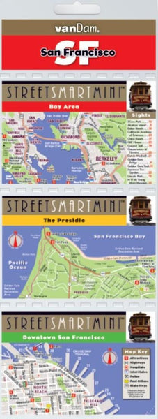 Cover of San Francisco, California StreetSmart Mini Map 