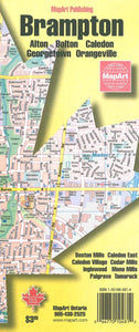 Brampton and Area Map by MapArt