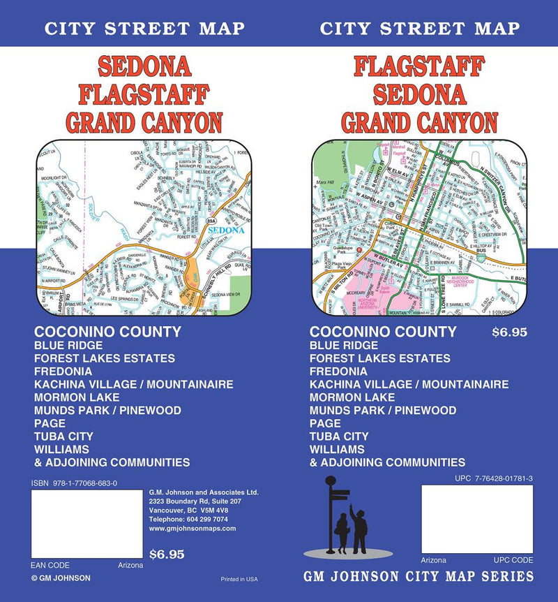 Cover of Flagstaff, Sedona and Grand Canyon, Arizona by GM Johnson