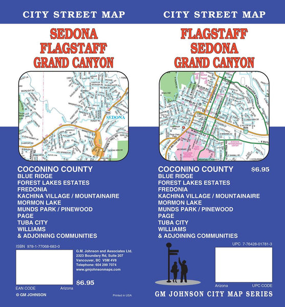 Cover of Flagstaff, Sedona and Grand Canyon, Arizona by GM Johnson
