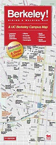 Berkeley, California Campus Area by Rufus Graphics