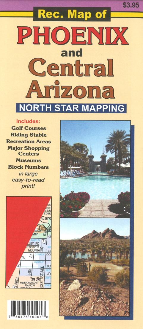 Cover of Recreation Map of Phoenix and Central Arizona by North Star Mapping