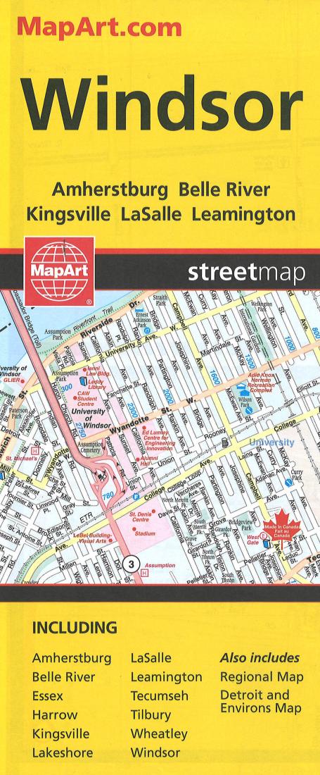 Cover of Windsor Ontario Street Map 