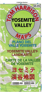 Yosemite Valley, California Trail Map by Tom Harrison Maps