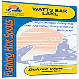 Watts Bar Lake Fishing Map by Fishing Hot Spots