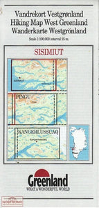 Sisimiut Hiking Map by Greenland Tourism