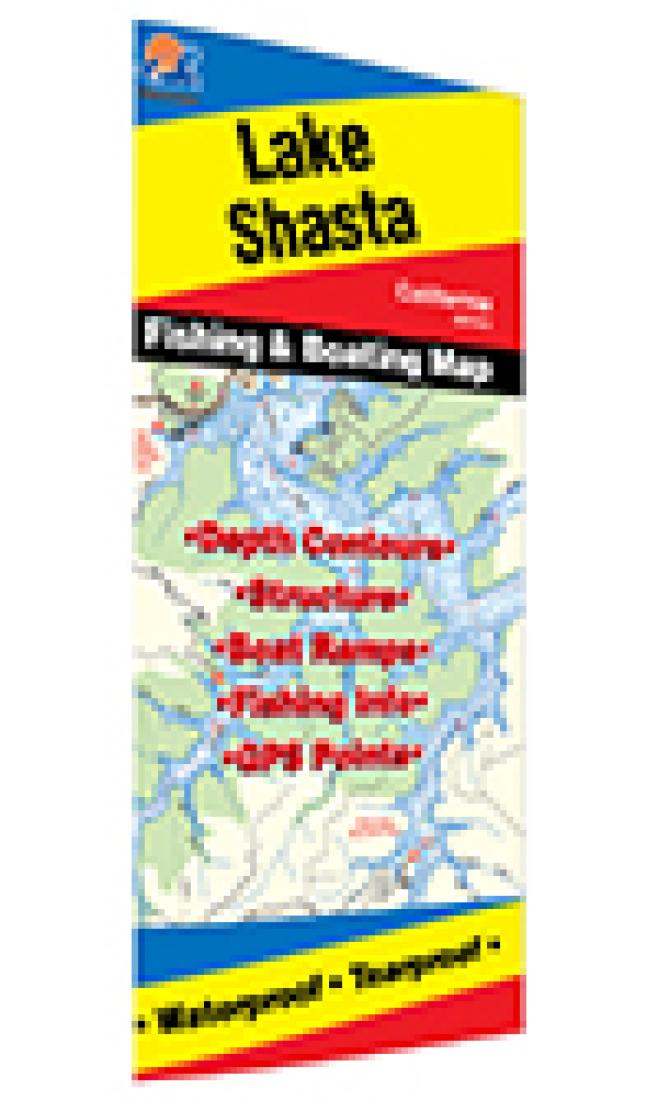 Cover of Shasta Lake Fishing Map by Fishing Hot Spots