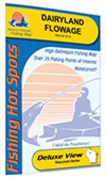 Cover of Dairyland Flowage Fishing Map by Fishing Hot Spots