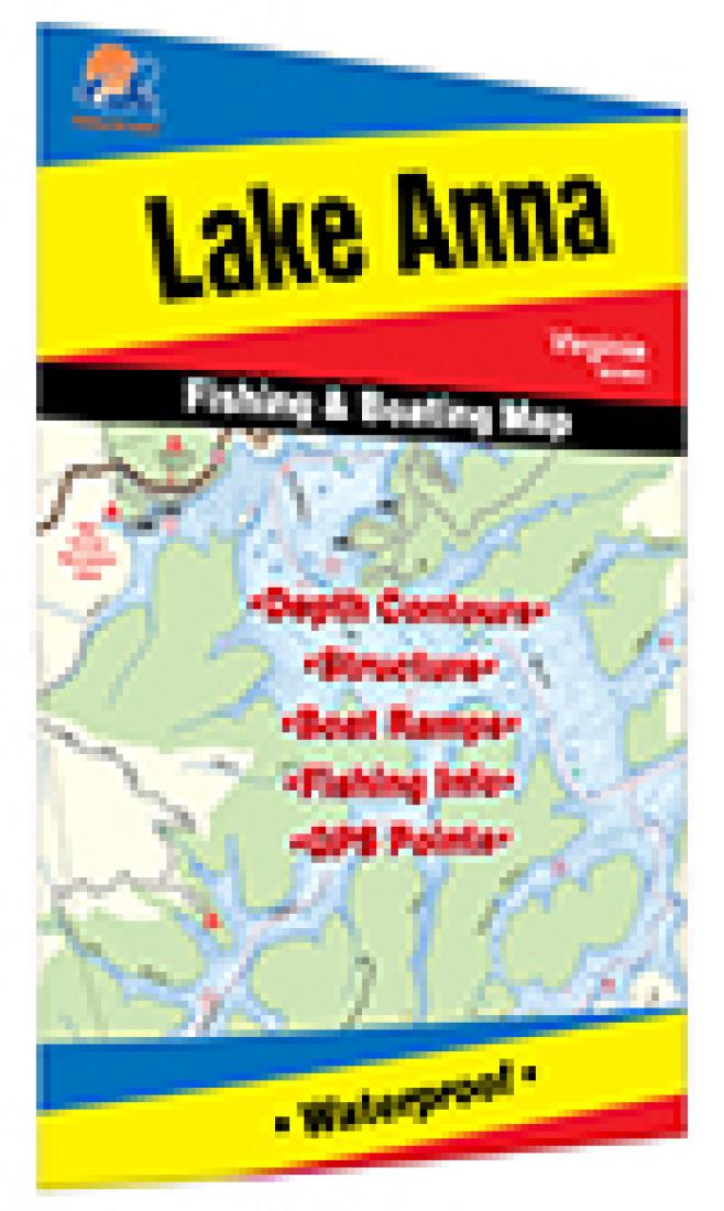Cover of Lake Anna Fishing Map by Fishing Hot Spots