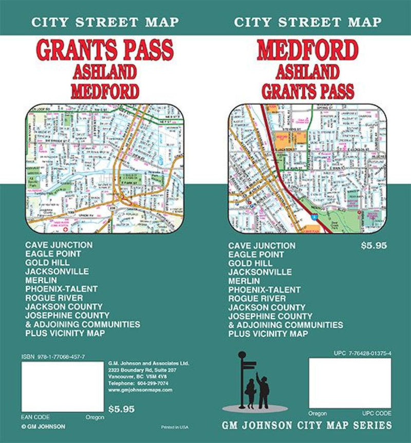 Cover of Medford, Ashland & Grants Pass, Oregon by GM Johnson