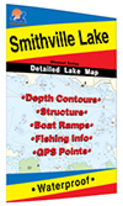 Smithville Lake Fishing Map by Fishing Hot Spots