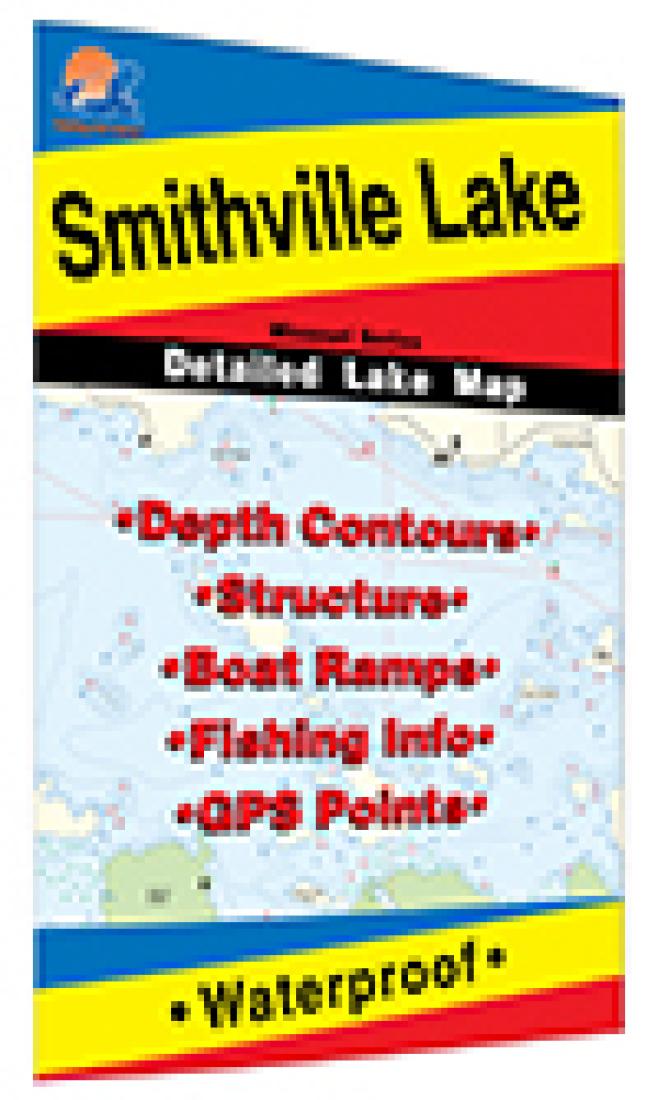 Cover of Smithville Lake Fishing Map by Fishing Hot Spots