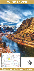 Wind River Fishing Map by Wilderness Adventures Press