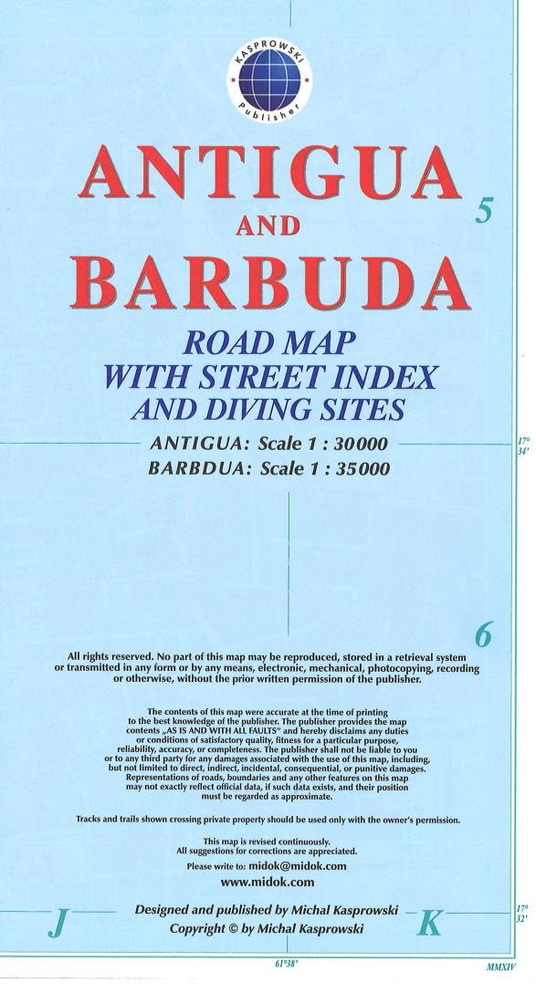 Cover of Antigua and Barbuda Road Map