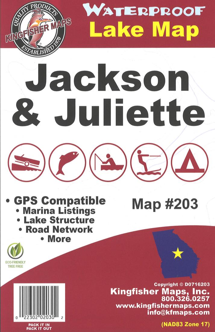 Cover of Jackson/Juliette Lake Map by Kingfisher Maps, Inc.