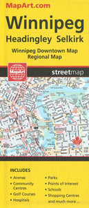 Winnipeg, Manitoba Street Map by Canadian Cartographics Corporation