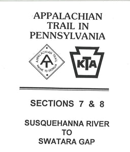 Appalachian Trail in Pennsylvania Sections 7 & 8 Map by Keystone Trails Association