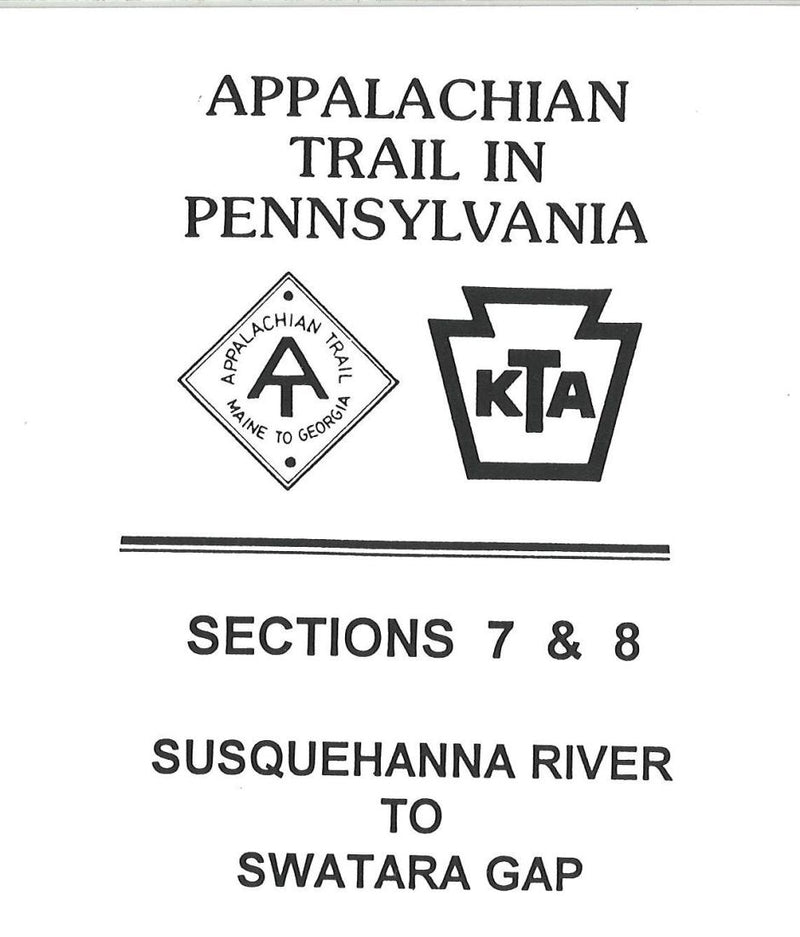 Cover of Appalachian Trail in Pennsylvania Sections 7 & 8 Map by Keystone Trails Association