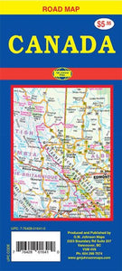 Canada, Road Map by GM Johnson