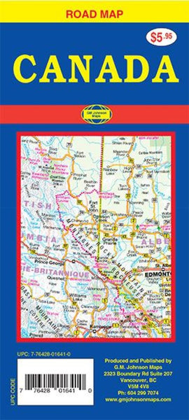 Cover of Canada, Road Map by GM Johnson