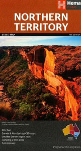 Northern Territory, Australia, State Map by Hema Maps