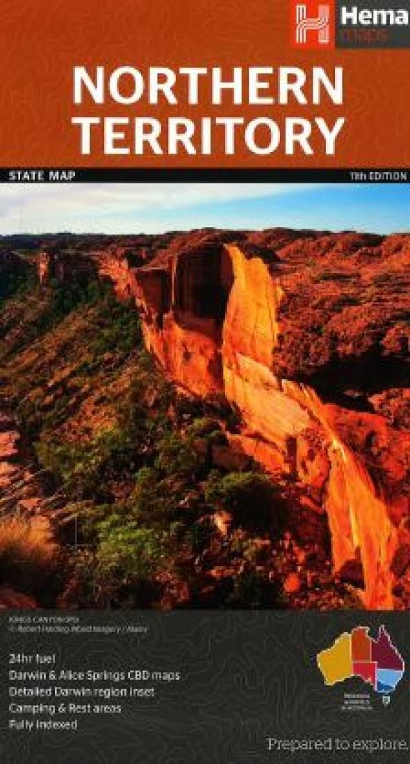 Cover of Northern Territory, Australia, State Map  