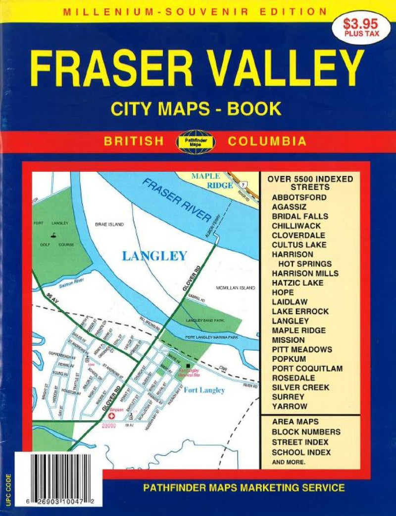 Cover of Fraser Valley, BC, Canada, Atlas by GM Johnson