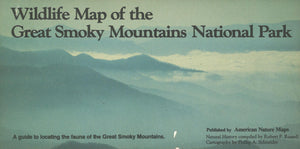 Wildlife Map of the Great Smoky Mountains National Park by American Nature Maps
