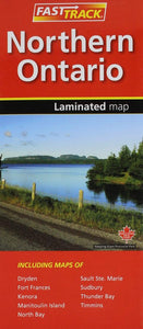 Northern Ontario, Fast Track laminated map by Canadian Cartographics Corporation