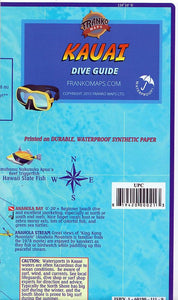 Hawaii Map, Kauai Dive Map by Frankos Maps Ltd.