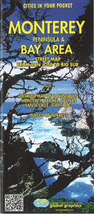 Monterey Peninsula & Bay Area : street map from San Jose to Big Sur