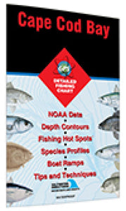 Cape Cod Bay Fishing Map by Fishing Hot Spots