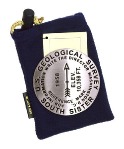 South Sister Peak, Oregon Paperweight by Geo-Situ