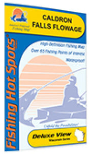Caldron Falls Flowage (Marinette Co) Fishing Map by Fishing Hot Spots