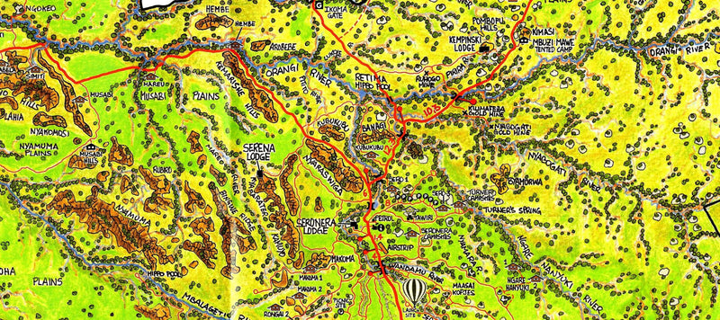 Cover of Serengeti National Park by GT Maps
