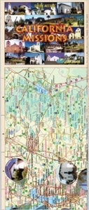 California Missions, Quick Access Map by Global Graphics