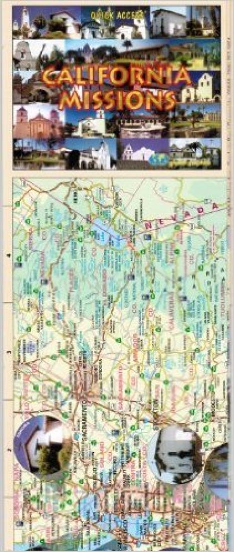 Cover of California Missions, Quick Access Map by Global Graphics