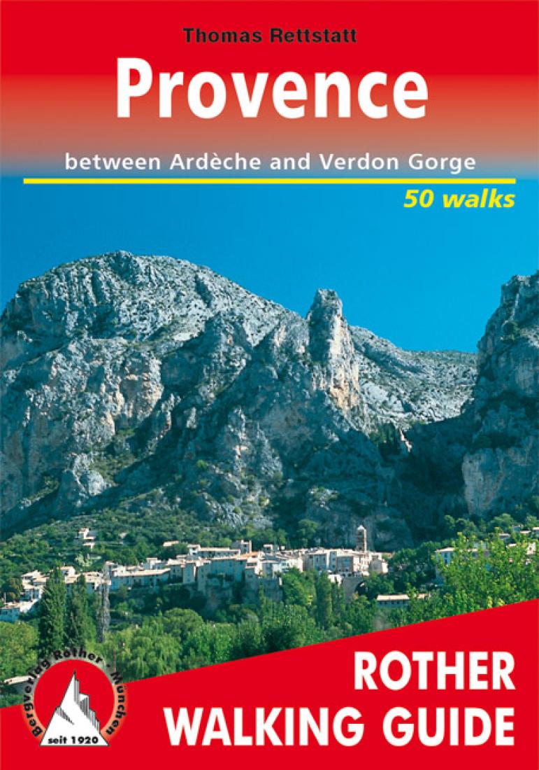 Cover of Provence, Walking Guide by Rother Walking Guide