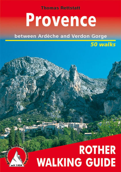 Cover of Provence, Walking Guide by Rother Walking Guide