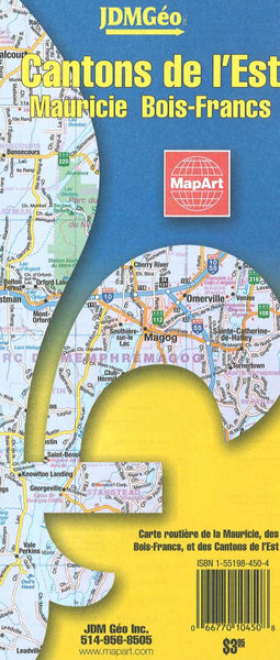Cover of Canton de l'Est, Mauricie, Bois-Francs Road Map 
