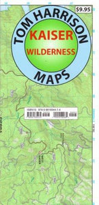 Kaiser Wilderness Recreation Map by Tom Harrison Maps
