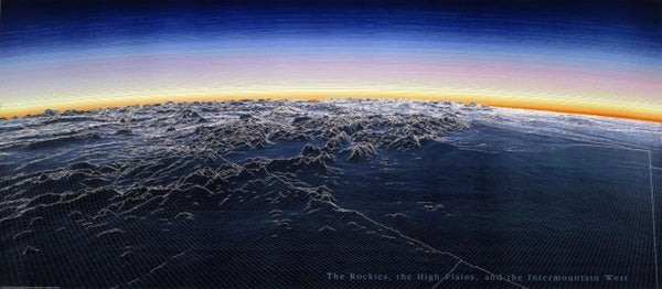Cover of Rockies/High Plains & Intermountain West Laminated by Raven Maps 
