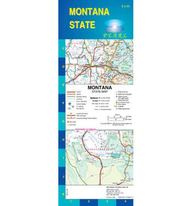 Montana, Pearl Map, laminated by GM Johnson