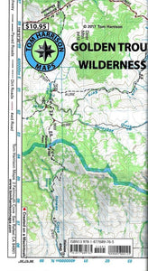 Golden Trout Wilderness Trail Map by Tom Harrison Maps