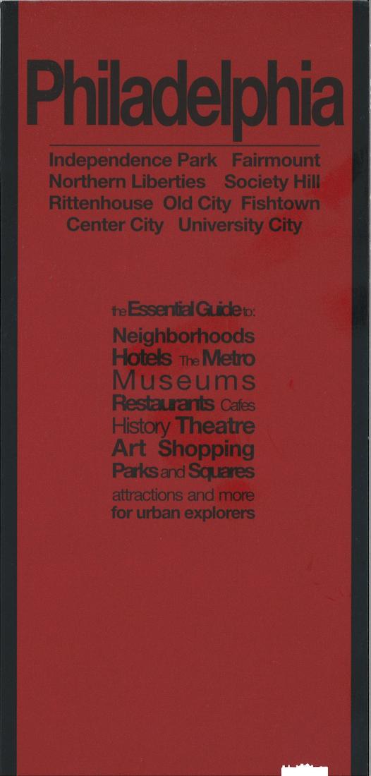 Cover of Philadelphia, Pennsylvania by Red Maps