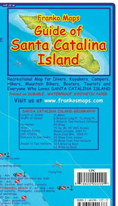 California Map, Santa Catalina Island Map & Dive Guide by Frankos Maps Ltd.