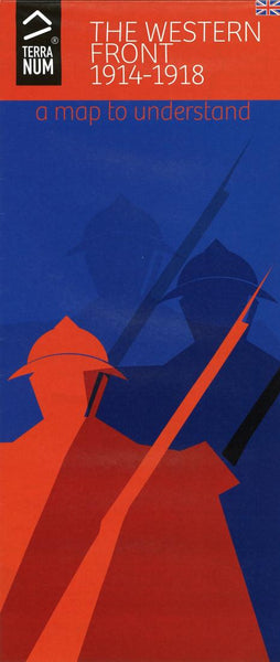 Cover of Map of the Western Front in WWI, 1914-1918
