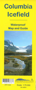 Columbia Icefield Map and Guide (waterproof) by Gem Trek