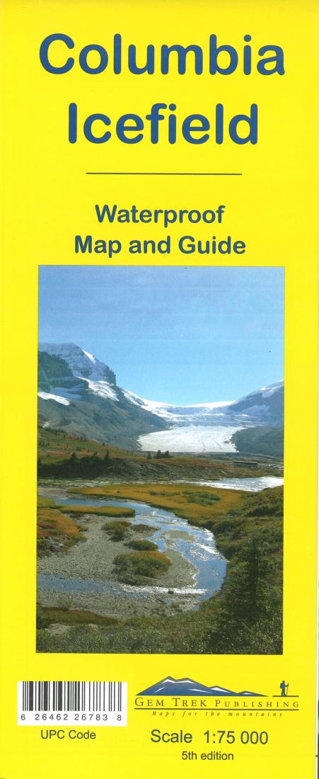 Cover of Columbia Icefield Map and Guide  