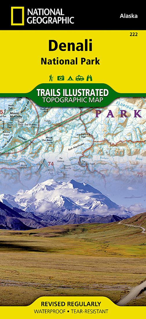 Denali National Park, Map 222 by National Geographic